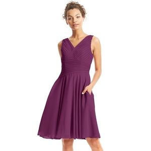 Azazie Jenna Bridesmaid Dress - black - 6
